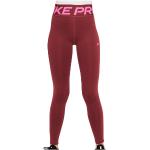 Leggings Nike Dri-FIT rouges en polyester Taille XS look fashion 