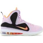 Chaussures de basketball  Nike LeBron 9 roses en velours LeBron James pour homme 