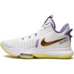 Chaussures de basketball  Nike LeBron blanc crème Pointure 44 look fashion pour homme 