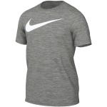 T-shirts basiques Nike Swoosh gris en coton Taille M look casual pour homme 
