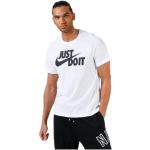 T-shirts Nike Sportswear blancs en coton à manches courtes à manches courtes Taille XL look sportif pour homme en promo 