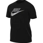 T-shirts Nike noirs à manches courtes à manches courtes à col rond Taille S look fashion pour homme 