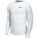 T-shirts Nike blancs en polyester à manches longues lavable en machine à manches longues Taille 3 XL look fashion pour homme en promo 