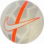 Ballons de foot Nike Mercurial argentés 