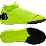 Chaussures de foot en salle Nike Mercurial jaunes Pointure 33 classiques pour enfant en promo 