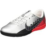 Nike Mercurial Vapor 13 Academy Neymar Jr. IC Chaussures de Football, Multicolore (Chrome/Black/Red Orbit/Platinum Tint 6), 27.5 EU