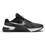 Chaussures de salle Nike Metcon 8 noires en fil filet légères à scratchs pour femme en promo 
