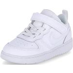 Chaussures de sport Nike Court Borough blanches en caoutchouc Pointure 29,5 rétro pour enfant 