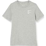 T-shirts à manches courtes Nike Swoosh gris enfant look fashion 