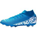 Nike Mixte Mercurial Superfly 7 Club MG Chaussures de Football, Multicolore (Blue Hero/White/Obsidian 414), 40.5 EU