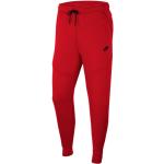 Joggings Nike Tech Fleece rouges en polaire respirants Taille XL pour homme en promo 