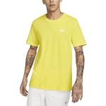 T-shirts Nike jaunes à manches courtes lavable en machine à manches courtes look fashion pour homme 