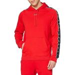 Sweats Nike Swoosh rouges en polaire à capuche Taille S look fashion pour homme 