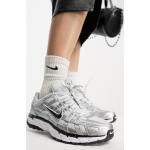 Baskets à lacets Nike P-6000 argentées en caoutchouc à lacets Pointure 36,5 look casual pour femme 