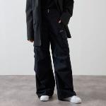 Pantalons cargo Nike noirs Taille M look sportif pour femme 