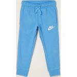 Pantalons de sport Nike bleus à logo en polaire enfant 