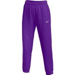 Pantalons taille élastique Nike violets en polaire Taille S look fashion pour femme 