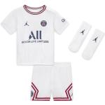 Maillots sport Nike Jordan blancs en polyester enfant Paris Saint Germain respirants en promo 