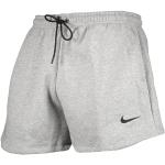 Shorts de sport Nike Park gris en polaire respirants Taille XL pour femme en promo 
