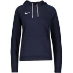 Vêtements de sport Nike Park bleus en polaire respirants à capuche à manches longues Taille XS pour femme en promo 