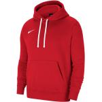 Vêtements de sport Nike Park rouges en polaire à capuche à manches longues Taille XXL pour homme en promo 