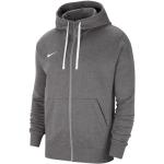 Vestes de survêtement Nike Park grises en polaire respirantes à manches longues à col montant Taille XXL pour homme 