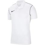 Polos de sport Nike Park blancs en polyester respirants à manches courtes Taille XL pour homme en promo 
