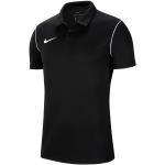 Polos de sport Nike Park noirs en polyester respirants à manches courtes Taille S pour homme en promo 