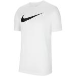 T-shirts à manches courtes Nike Swoosh blancs enfant respirants en promo 