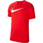 T-shirts à col rond Nike Swoosh rouges enfant respirants en promo 