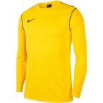 Débardeurs de sport Nike Park jaunes en polyester respirants à manches longues à col rond Taille L classiques pour homme en promo 