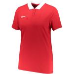 Polos de sport Nike Park rouges respirants à manches courtes Taille XS pour femme en promo 