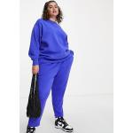 Pantalons taille haute Nike bleus plus size pour femme en promo 