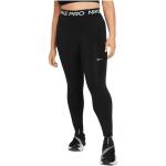 Leggings Nike Pro noirs en polyester respirants Tailles uniques plus size pour femme en promo 
