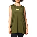 Débardeurs de sport Nike Pro verts Taille L look fashion pour femme 