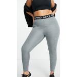 Leggings imprimés Nike Pro gris plus size look sexy pour femme en promo 