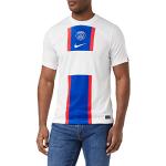 T-shirts col rond Nike blancs Paris Saint Germain à col rond Taille S look casual pour homme 