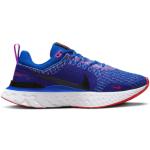 Chaussures de running Nike Flyknit bleues pour femme en promo 