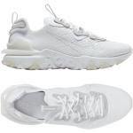 Chaussures Nike React Vision blanches en daim en daim respirantes Pointure 44 pour homme 