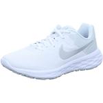 Chaussures de running Nike Revolution 6 argentées en caoutchouc Pointure 38 look fashion pour femme 