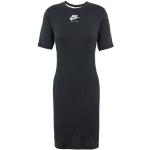 Robes courtes Nike noires à rayures en jersey courtes à manches courtes à col rond Taille XS pour femme en promo 