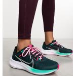 Baskets à lacets Nike Zoom Pegasus vertes en caoutchouc à lacets Pointure 44 look casual pour femme en promo 