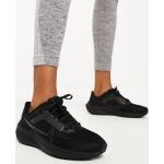 Baskets à lacets Nike Zoom Pegasus noires en caoutchouc légères à lacets Pointure 39 look casual pour femme 