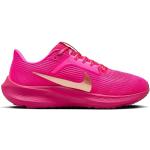 Baskets à lacets Nike Zoom Pegasus roses en cuir légères à lacets Pointure 40 look casual pour femme 