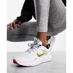 Baskets à lacets Nike Downshifter blanches en caoutchouc à lacets Pointure 41 look casual pour femme 