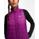 Vestes de running Nike Therma violettes sans manches à col montant Taille S pour femme en promo 