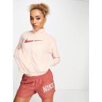 Vestes de running Nike Dri-FIT roses à col montant Taille M pour femme en promo 