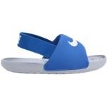 Sandales plates Nike bleu électrique en tissu Pointure 17 pour bébé 