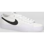 Chaussures de skate  Nike Blazer blanches en caoutchouc Pointure 40,5 look Skater pour femme en promo 