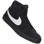 Chaussures Nike Blazer Mid blanches en caoutchouc en cuir avec semelles amovibles Pointure 37,5 pour homme 